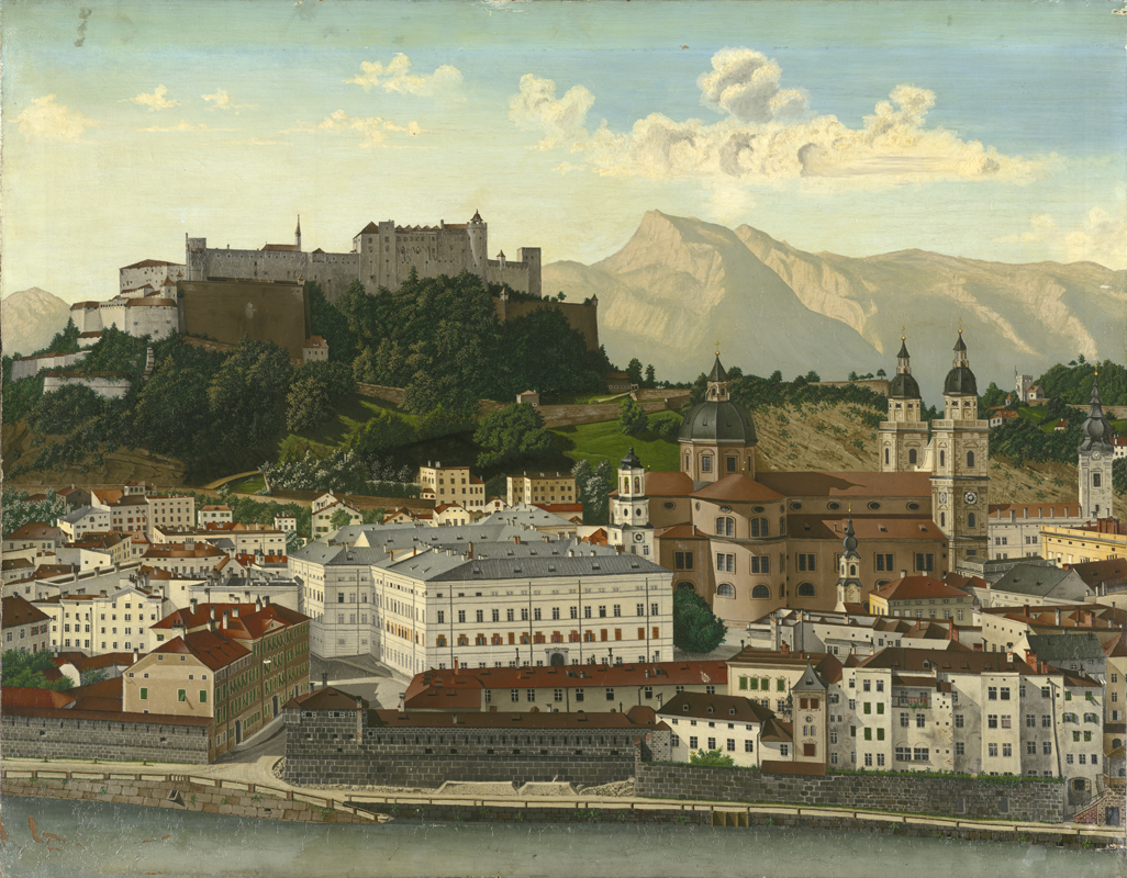 Salzburg Gemälde Georg Richard Ebel